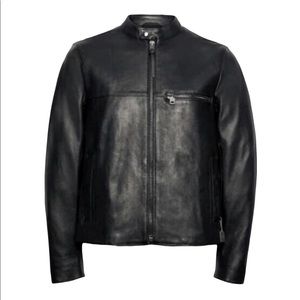 ONE LEFT! Coach Racer Black Leather Jacket - Men’s